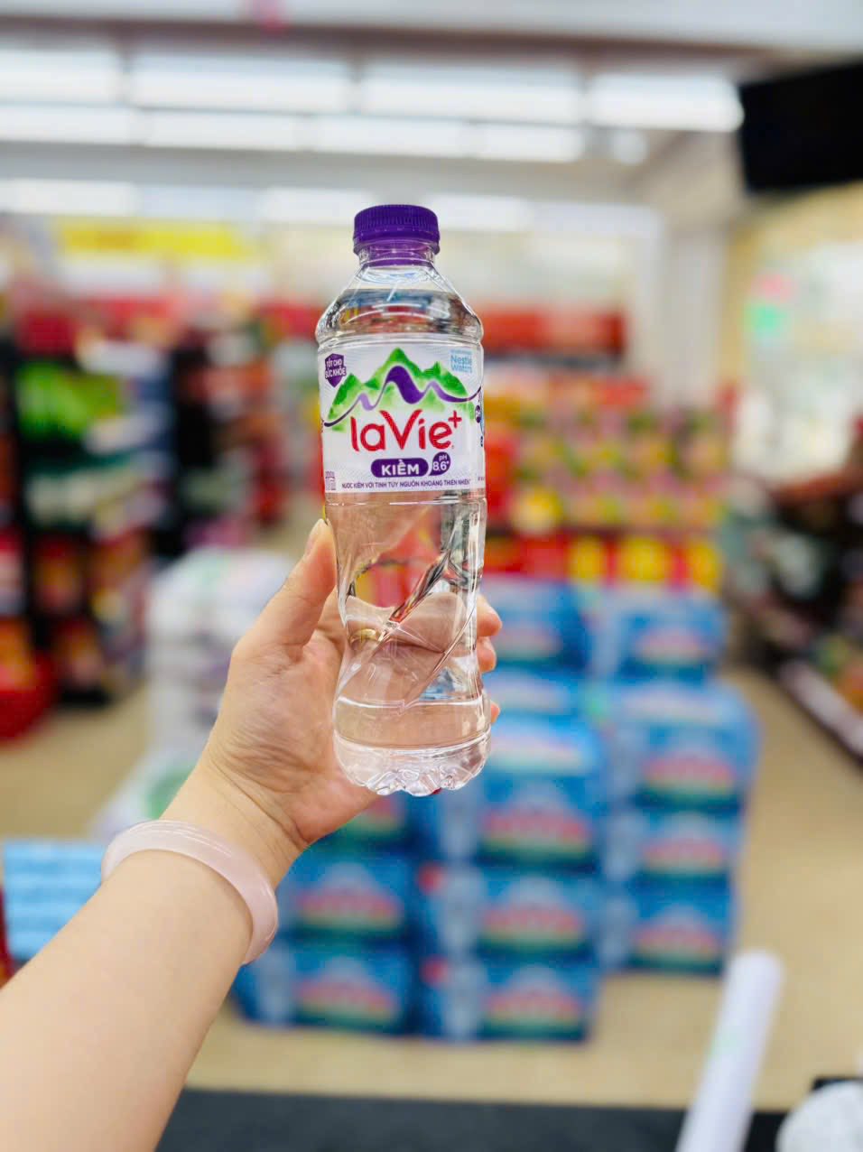 Nước LaVie+ kiềm chai 500ml chính hãng