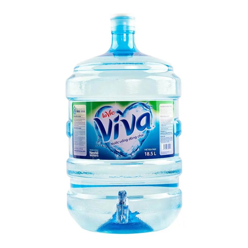 Nước tinh khiết Lavie Viva 19L bình có vòi