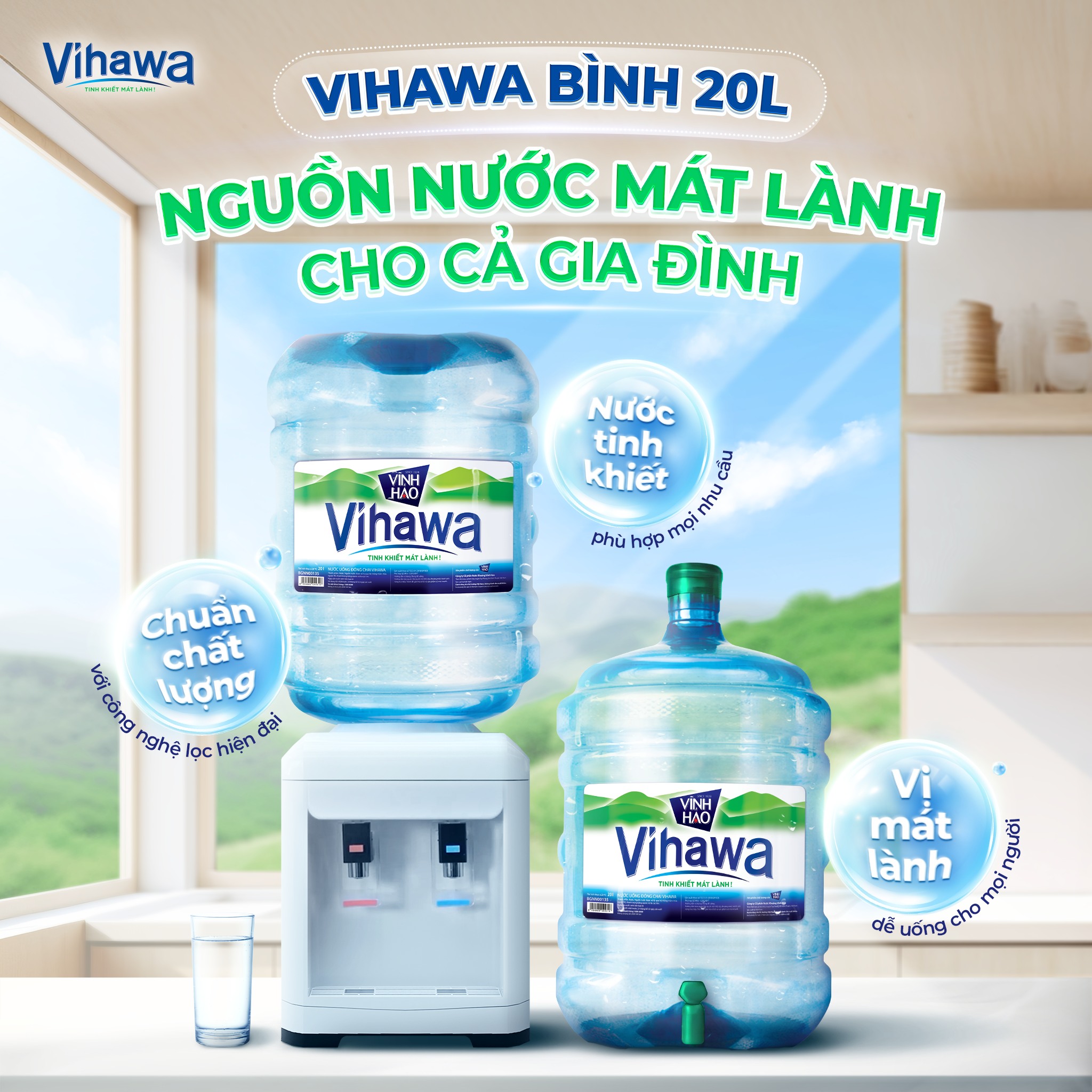 Nước bình Vihawa chính hãng của Vĩnh Hảo