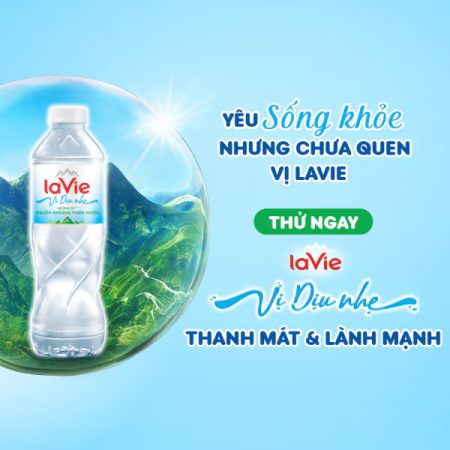 Nước suối LaVie 500ml Vị Dịu Nhẹ