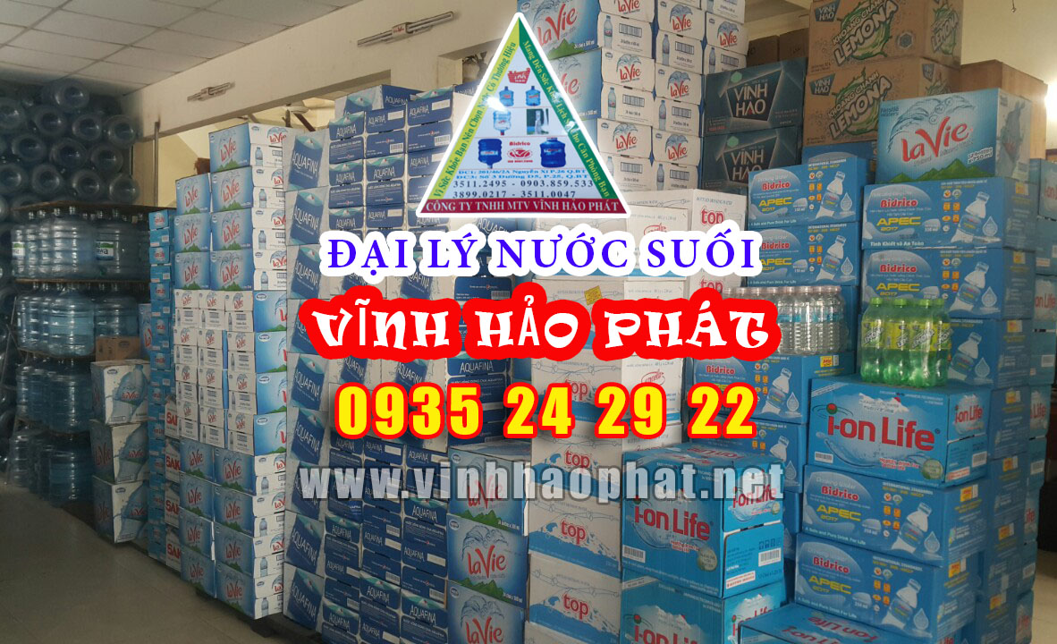 Đại lý Vĩnh Hảo Phát - chuyên phân phối sỉ và lẻ thùng nước suối Lavie ở Bình Thạnh