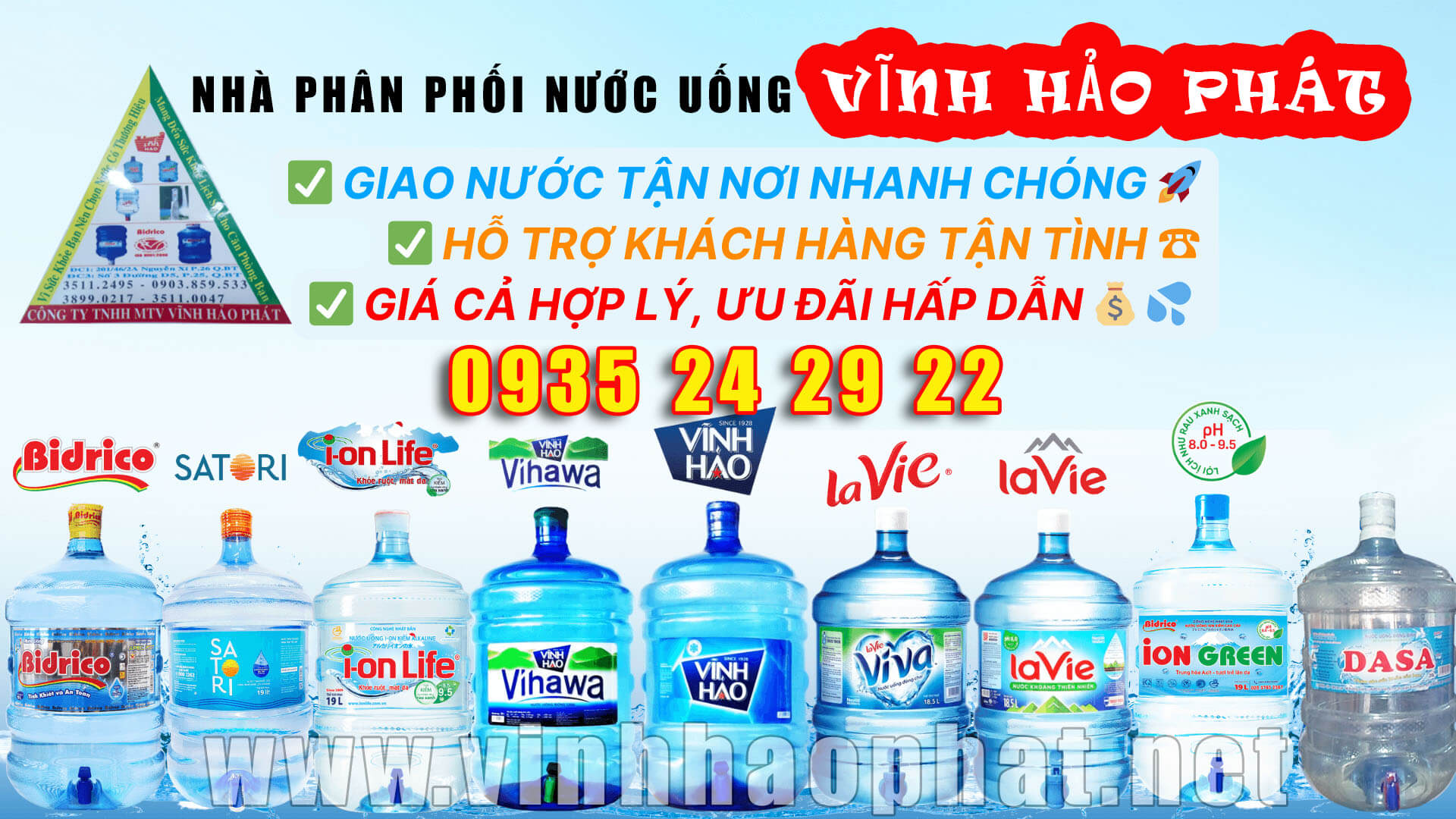 Đại lý Giao Nước Bình 20L Ở Gò Vấp Của Vĩnh Hảo Phát – Giải Pháp Nước Uống Thiết Yếu Cho Nhịp Sống Sôi Động