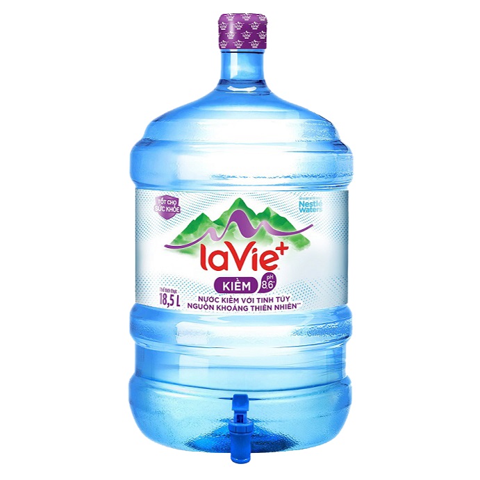 BÌNH NƯỚC LAVIE+ KIỀM CÓ VÒI 18.5L